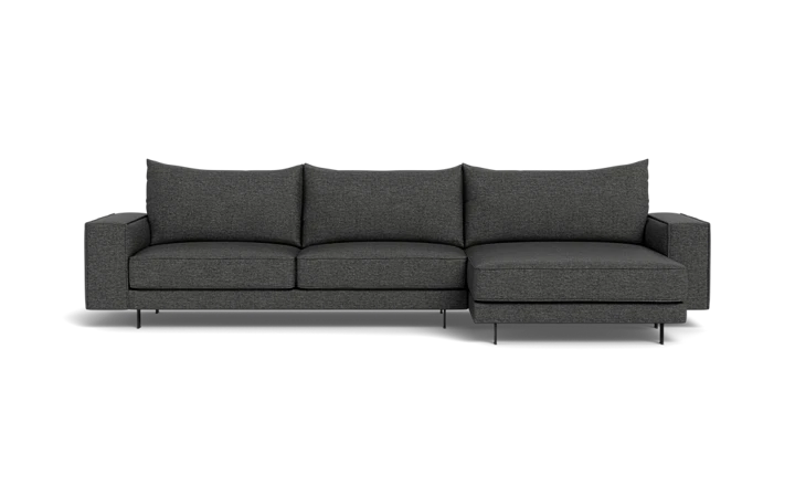 Samba Double Day sofa med chaiselong - Grå - L:308 cm